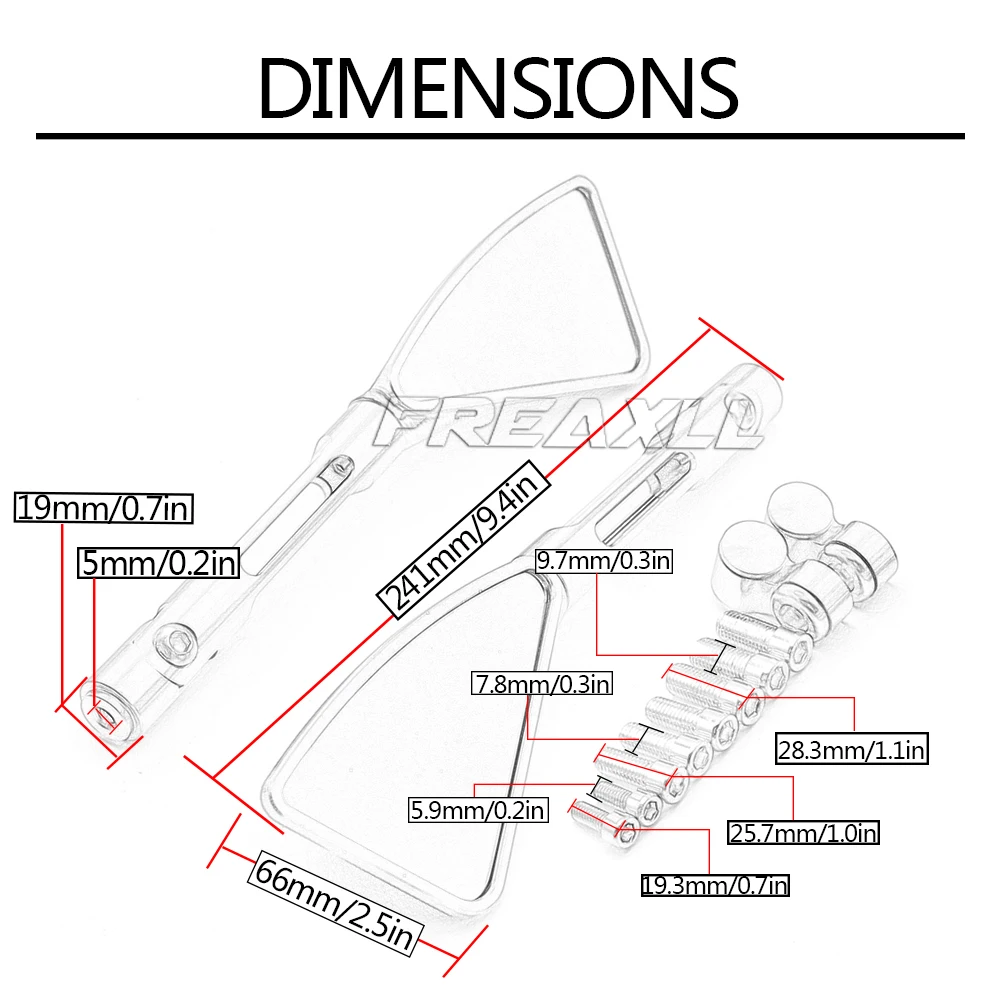 Мотоциклетное алюминиевое зеркало заднего вида с ЧПУ аксессуары для модификации