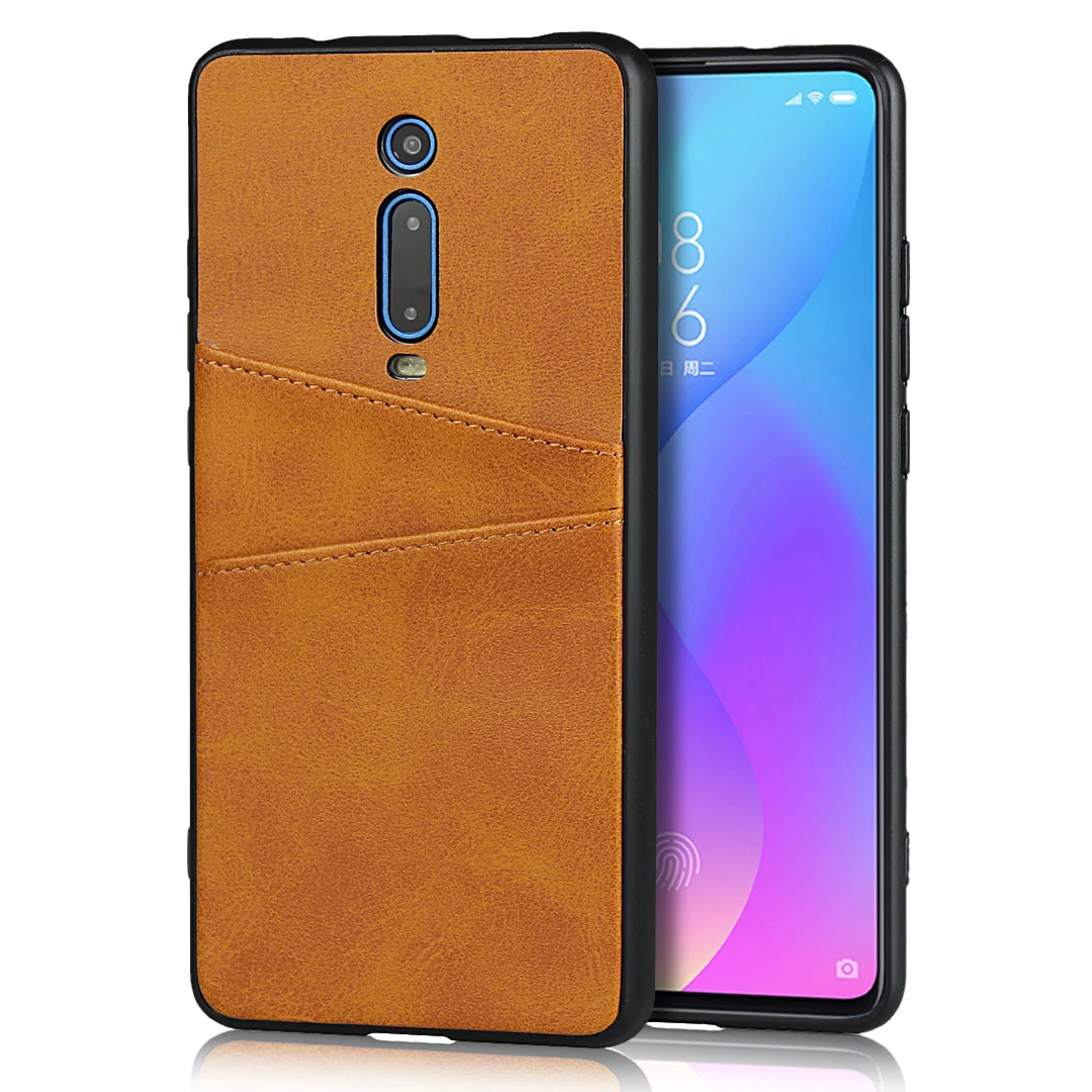 Из искусственной кожи держатель для карт бумажник чехол для Xiaomi mi 9 A2 8 Lite 6x Cc9 Cc9e 9t Xio mi Red mi 6 6a K20 Note 7 Pro силиконовая рама