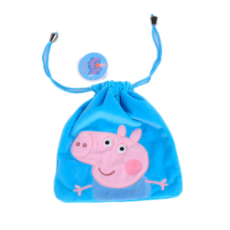 Peppa Pig Джордж Page плюшевый игрушечный кошелек милый мальчик девочка мультфильм Действие Модель персонажа кошелек лучший подарок на день рождения для детей