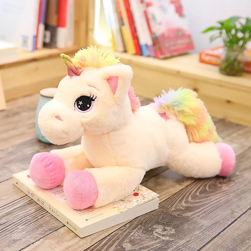 40 см Радуга Единорог плюшевая игрушка Kawaii детские мягкие игрушки мультфильм