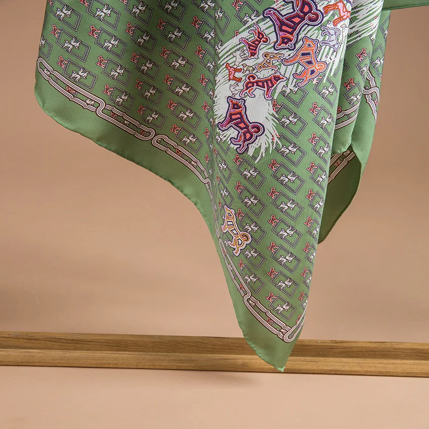 

88*88cm Ladies Silk Scarf Twill Large Square Scarf Mulberry Silk Silk Gift Scarf Sunscreen Shawl