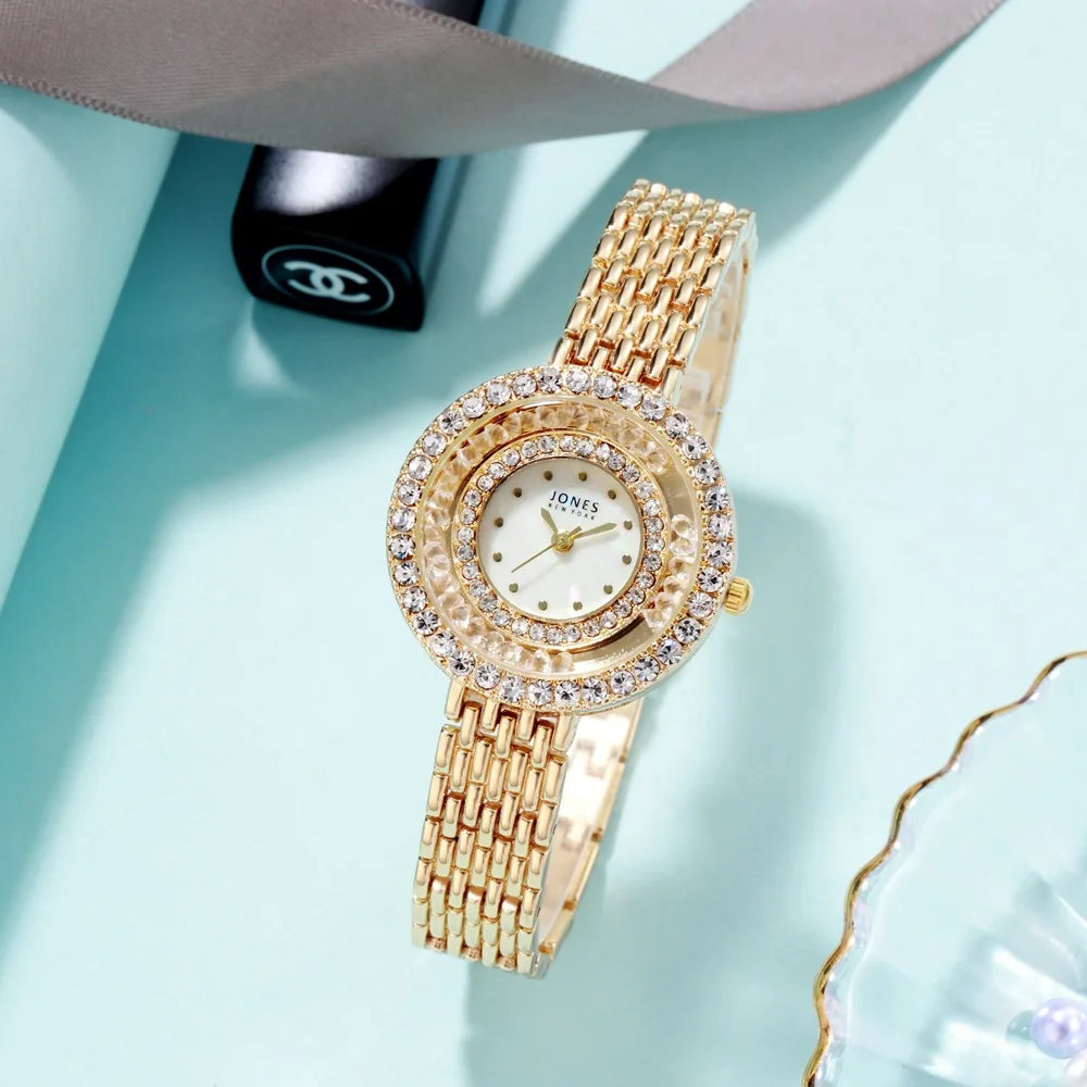 

Women Fashion Luxury Diamonds Analog Quartz Vogue Watch Rhinestone Bracelet Lady Dress Crystal Wrist Watches Relogio Feminino