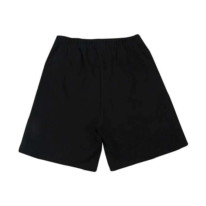 

3M Reflective Drawstring Terry Casual Shorts Mens Black Streetwear Oversize Five Point Pants Loose Luminous Summer Short