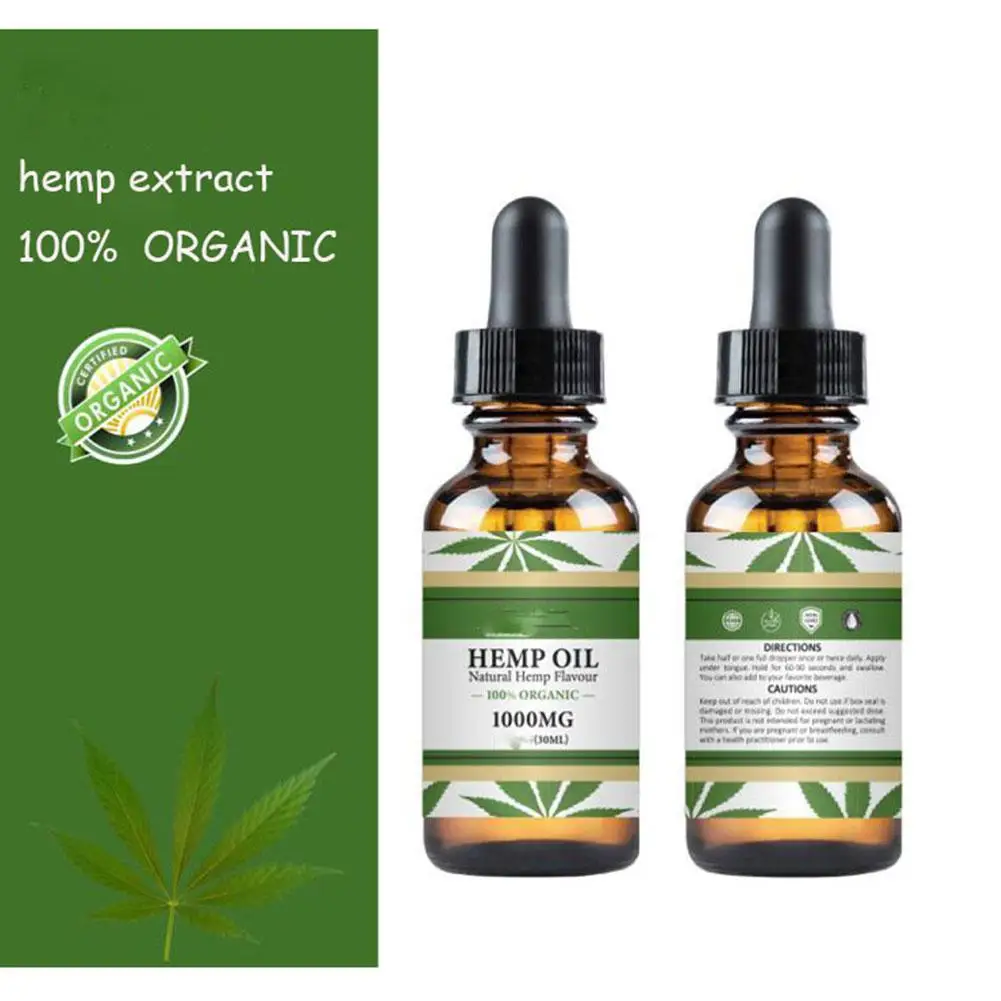 100% масло семян конопли биоактивное для облегчения боли уменьшения беспокойства