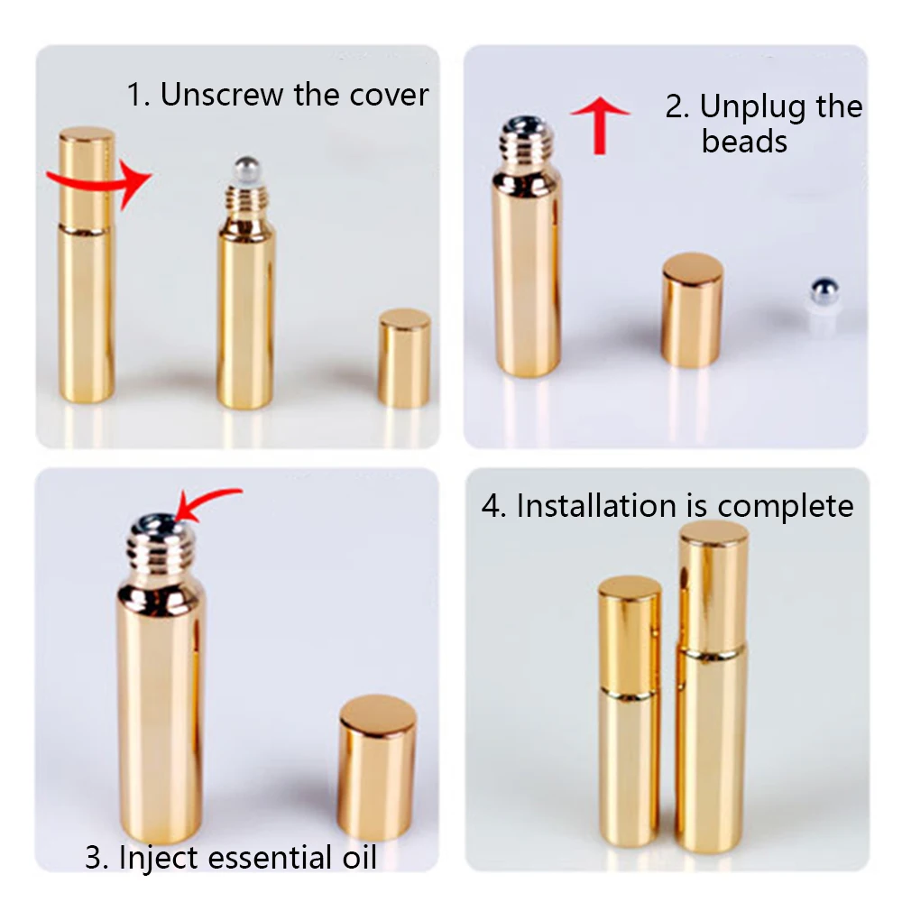 Бутылка эфирного масла 5 мл/10 мл многоразового использования пустые бутылки