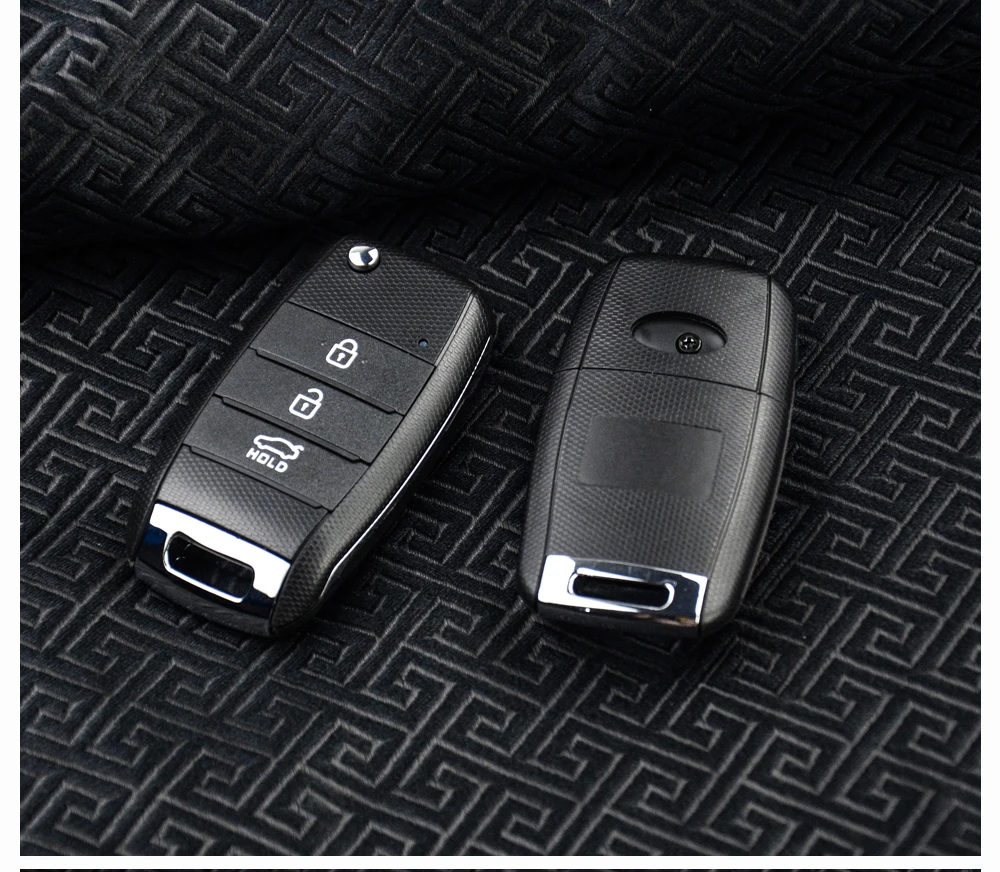 OkeyTech 3 кнопки дистанционного флип-ключ для автомобиля оболочки для Kia K2 K3 K5 Rio 3 hyundai Avante запасной чехол Крышка Uncut промежуточное лезвие