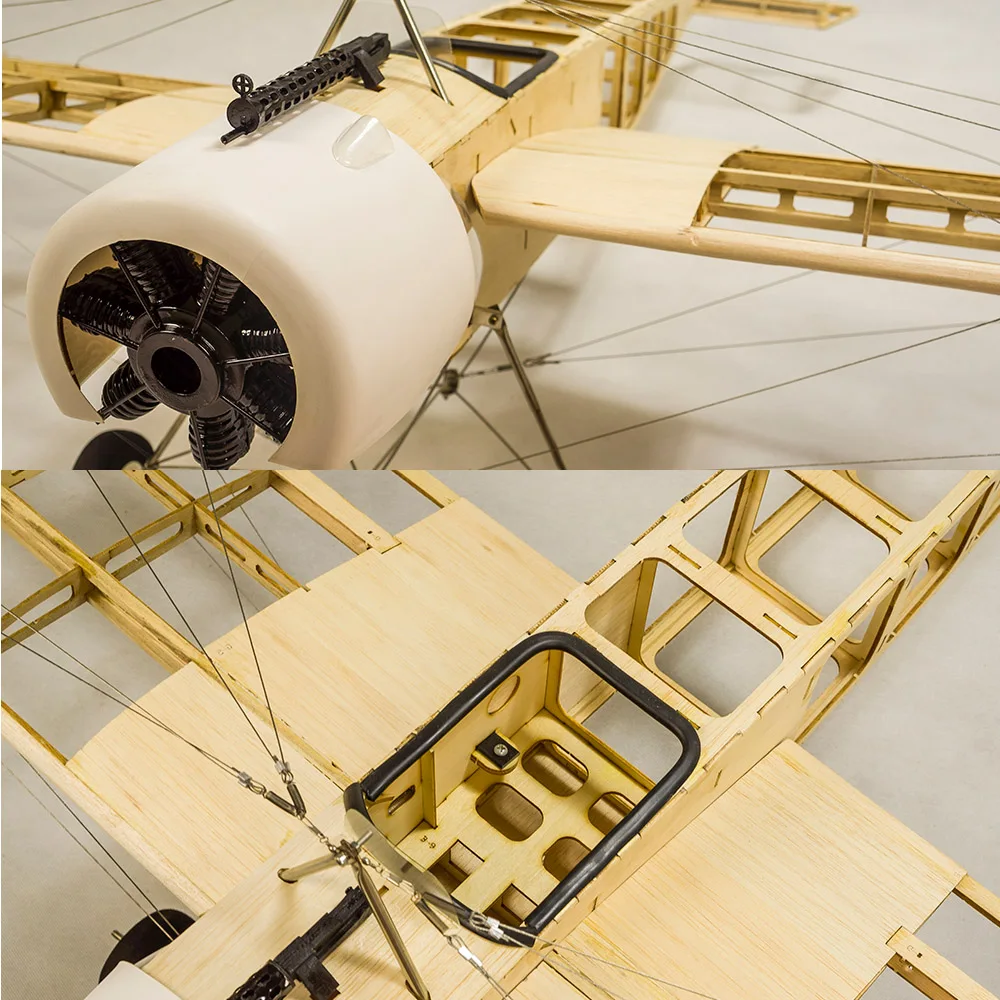Модель радиоуправляемого самолета S2401 Balsa Wood RC 1520 мм Электрический