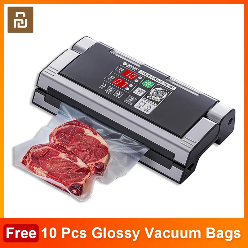 

MAGIC SEAL MS180 Vacuum Sealer Packaging Machine Small External Pumping Commercial Household Food Preservation Machine