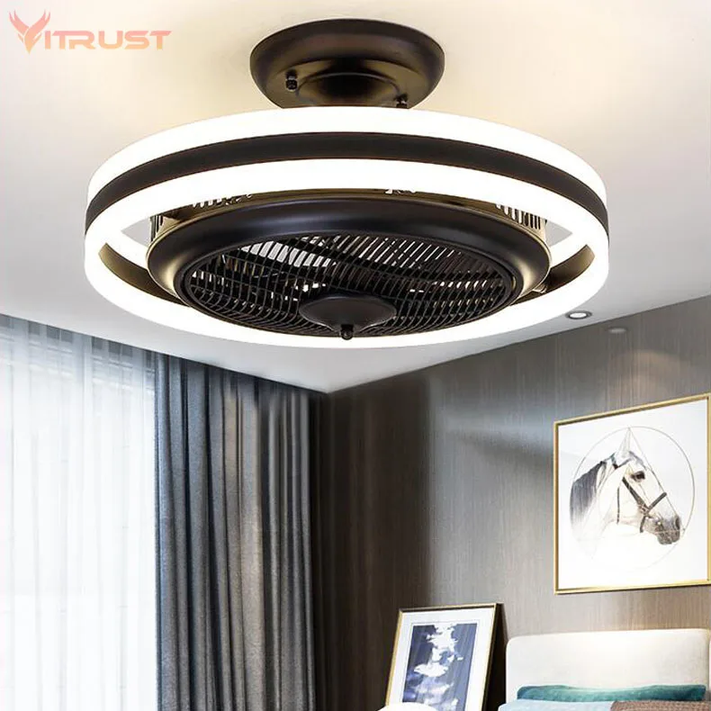 Современный потолочный вентилятор со светодиодный светильник кой Современная