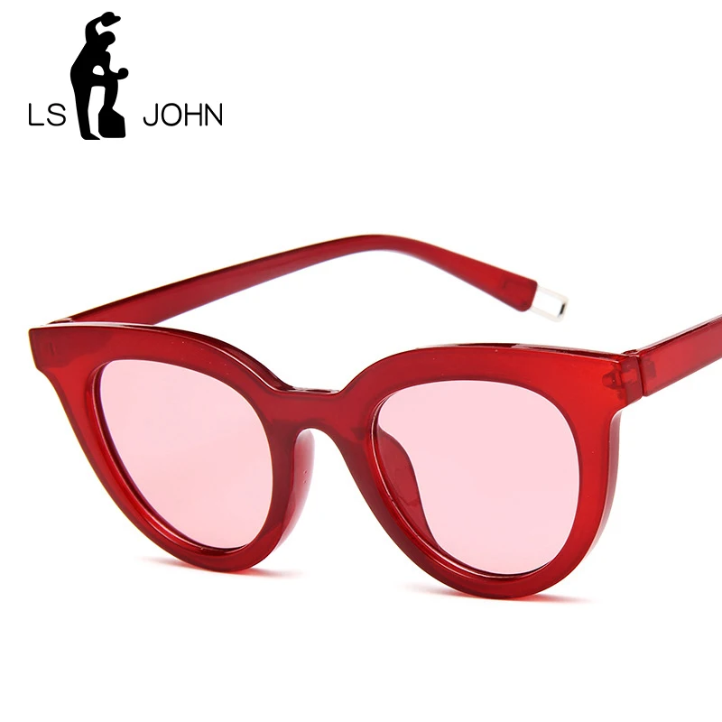 Солнечные очки LS JOHN в винтажном стиле UV400 женские солнцезащитные аксессуары
