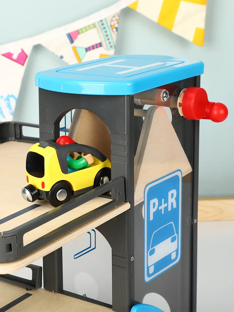 Деревянная модель автомобиля City seri детская игрушка деревянная дорожка для