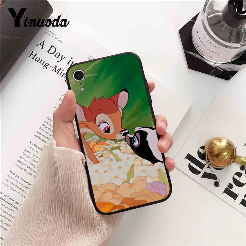 Yinuoda прекрасный Бэмби Роскошный Уникальный Дизайн чехол для телефона iPhone 11 pro XS MAX
