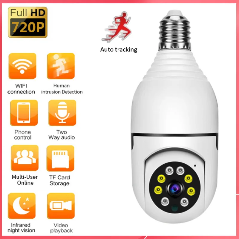 

IP-камера наружная беспроводная с ИИ-датчиком присутствия, 720P, Wi-Fi