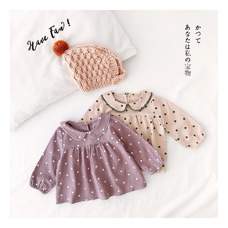 Рубашка для девочек кукольная рубашка Новинка 2019 года сезон весна-осень детская