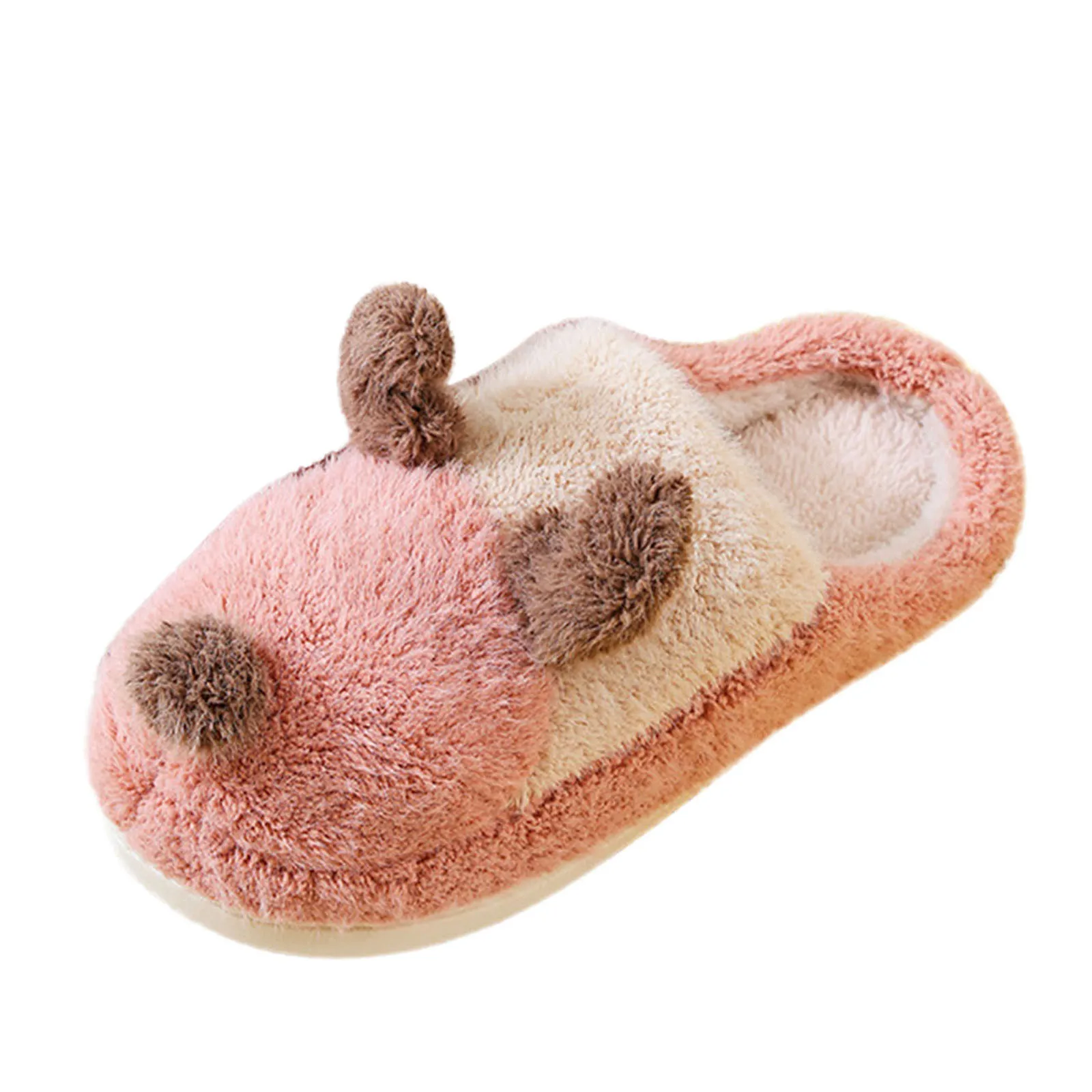 

Симпатичные Мультяшные тапочки, хлопковые домашние плюшевые тапочки, хлопковые теплые зимние домашние тапочки для мужчин и женщин, плотные...