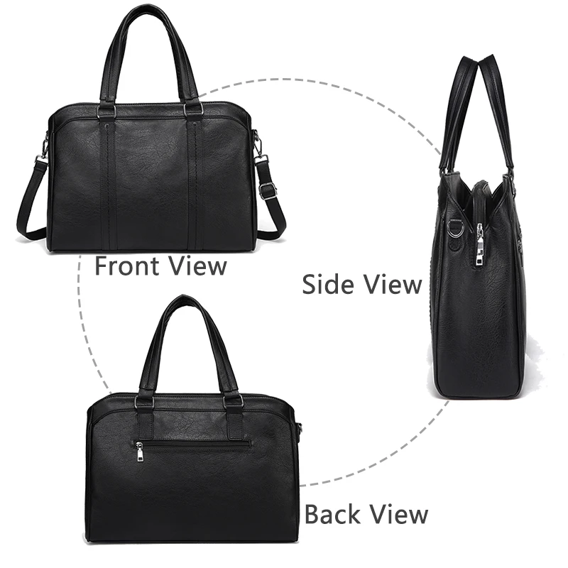 Сумка тоут женская из искусственной кожи со съемным плечевым ремнем|Сумки с