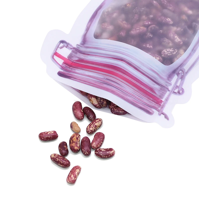 5 шт./лот полиэтиленовая банка мешки на молнии для бутылок Многоразовые Пакеты