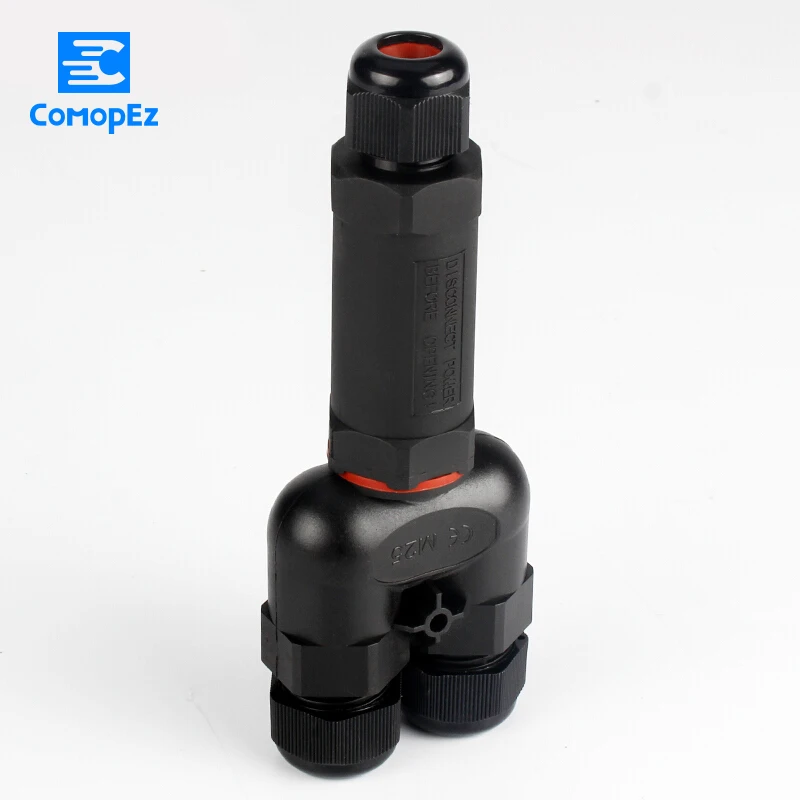 1 шт. водонепроницаемый Т образный соединитель для проводов|Соединители| |