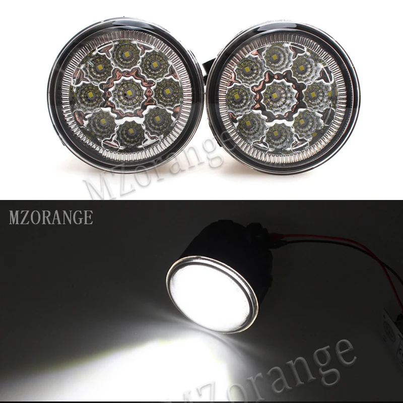MZORANGE 6000K светодиодный противотуманный светильник s для NISSAN Murano Z51 Juke PATROL 3 III Y62 2006- противотуманный светильник CCC E2 12 В DRL лампа 2 шт. 9 Вт