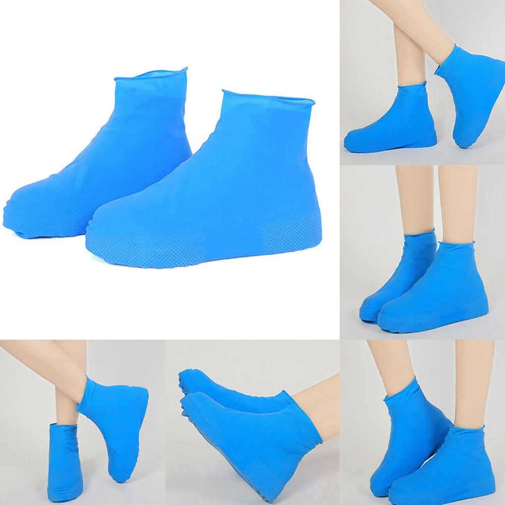 

Boots Waterproof Rain Snow Sand Shoe Cover Silicone Material Unisex Shoes Protectors Rain Boots For Indoor Outdoor Rainy Days