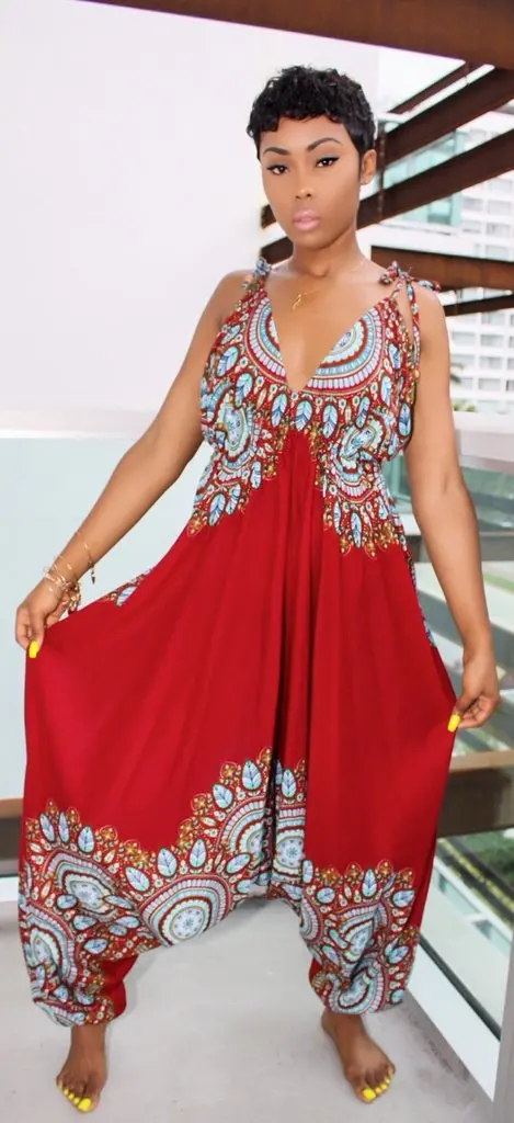 2019 новый летний модный Африканский женский комбинезон|Африканская одежда| |