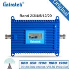 ALC усилитель сигнала Lintratek band1234520 ретранслятор 800 850 2100 1700 1900 1800 МГц LTE GSM WCDMA полосы 20 мобильный усилитель