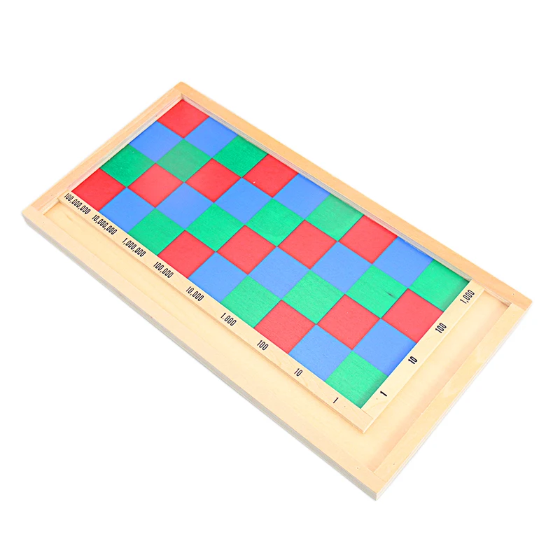 Montessori Mathematics Materials Wooden Multiplication Checker Board Toy for Children Learning Tools Early Educational Math Toys | Игрушки и