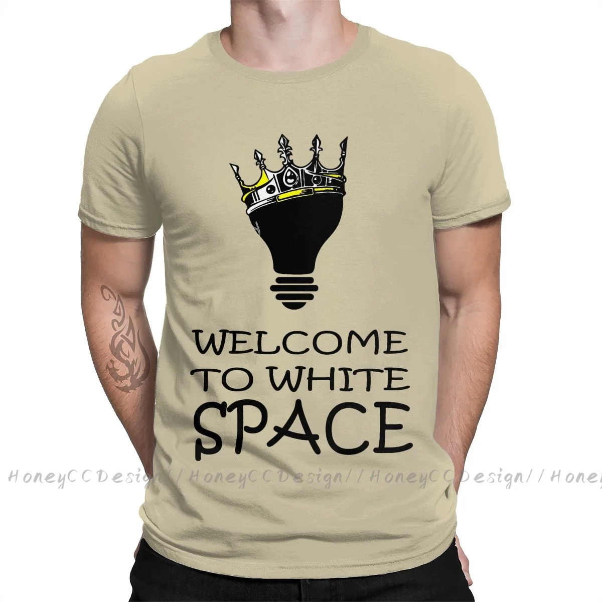 Omori Psychological horror RPG Print Cotton T-Shirt Camiseta Hombre Welcome To White Space Tank  Fashion Streetwear Shirt Gift