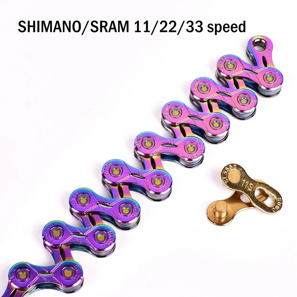 SUMC велосипедная цепь X9 X10 X11 X12 велосипедная цепь для SHIMANO 8/9/10/11/12 скоростная дорога MTB шатун 8 9 10 11 12s 116L 126L полый Oco