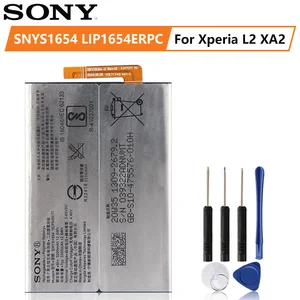 Оригинальный аккумулятор SONY для Xperia XA2 Plus XA2P L2 SNYSK84 SNYS1654 LIP1654ERPC H3321 3300mAh подлинный Сменный аккумулятор для телефона