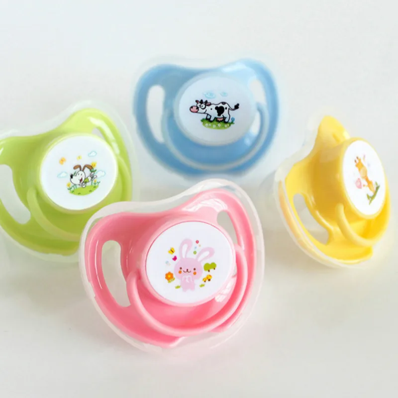 1@#1Pcs Cartoon Sleeping Soft Silicone Pacifiers Pattern Random Kids Hot Comfortable Nipple Newborn Babys Baby | Мать и ребенок