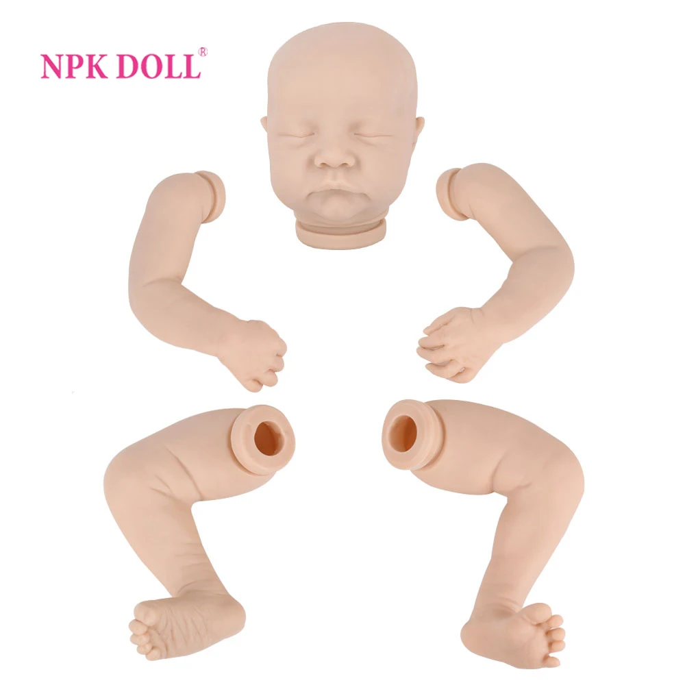 

NPKDOLL 18 дюймов аксессуары пустой возрождаются куклы сделай сам винил Неокрашенный Reborn сна куклы Наборы реалистичные Bebe игрушки куклы