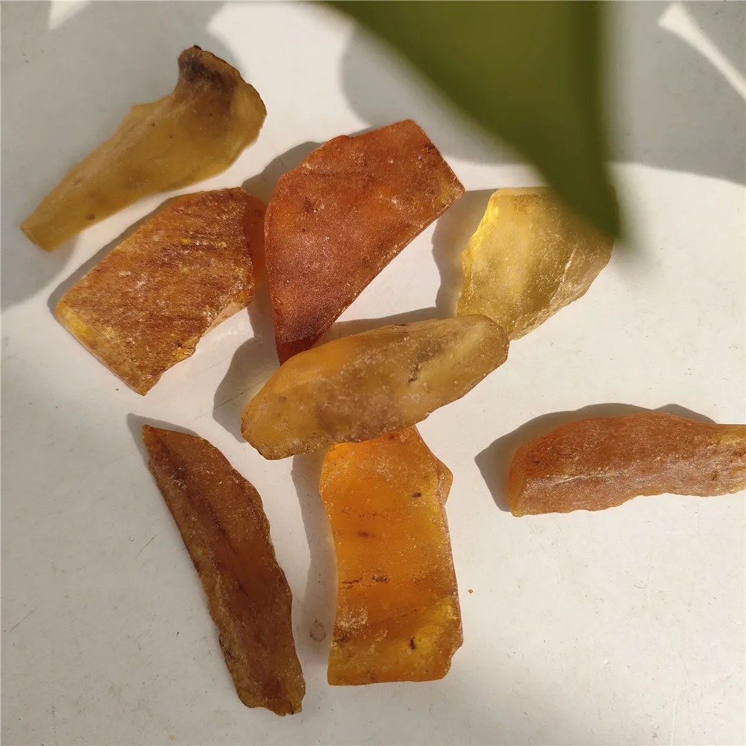 

8pcs 30-40mm 100% Natural Amber Stone Rough Crystals Home Decoration Jewelry Raw Materials Stone wholesale price