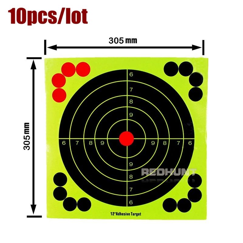 8/12 дюймов съемка целевой стикер Клейкая реактивность цели бумага для наружного