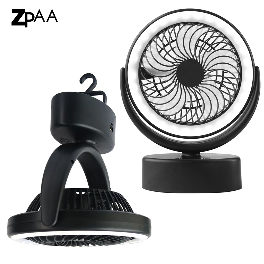 Портативный светодиодный фонарь для кемпинга с потолочным вентилятором