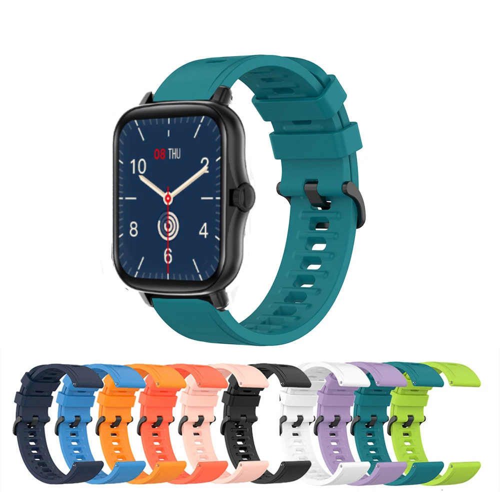 

Silicone Watchband For COLMI P8 Plus/P8 Plus GT Quick Release 20mm Strap For COLMI P8 Mix/P8 BR/P8/P12 Bracelet Accessories Belt