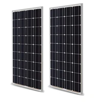 rigid solid temper glass solar panel 1000w 800w 400w 300w 200w 100w monocrystalline cell 12v24v battery charger system kit
