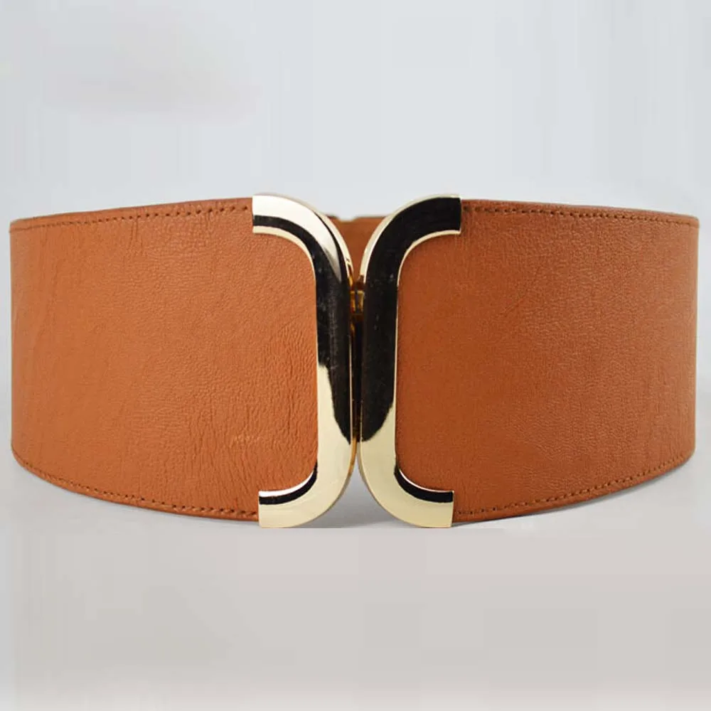 Женский короткий широкий пояс украшение эластичный Аксессуары для платья