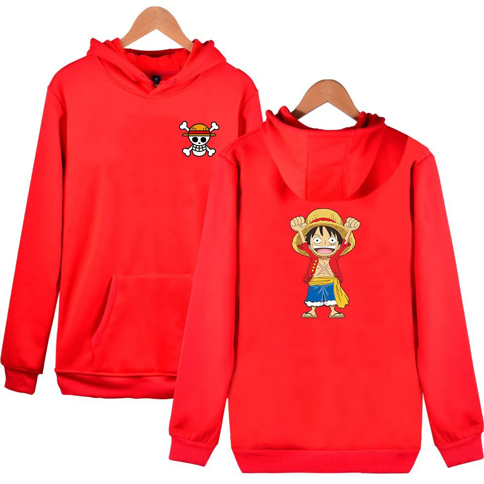 

New Arrival Anime One Piece Monkey D Luffy Fashion Hoodies Polyester/Cotton Sweatshirt Harajuku Clothing Hip Hop Pullover