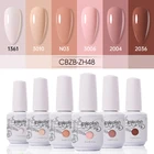 Clou Beaute кофе коричневый телесный серии цвет прозрачный желе гель для ногтей Горячая продажа в зимний гель лак замочить от УФ гель ногтей искусство