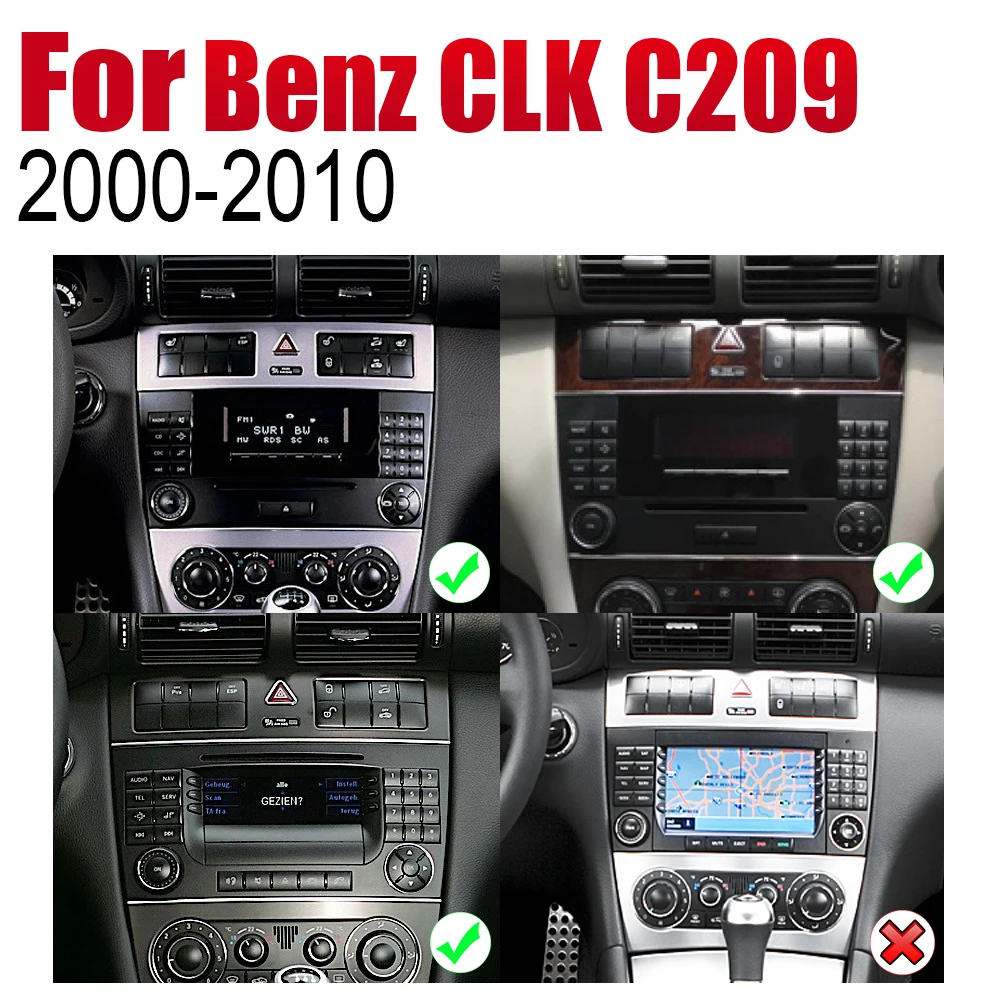 Android автомобильный DVD GPS Navi для Mercedes Benz CLK Class C209 A209 2000 ~ 2010 NTG плеер навигация WiFi BT