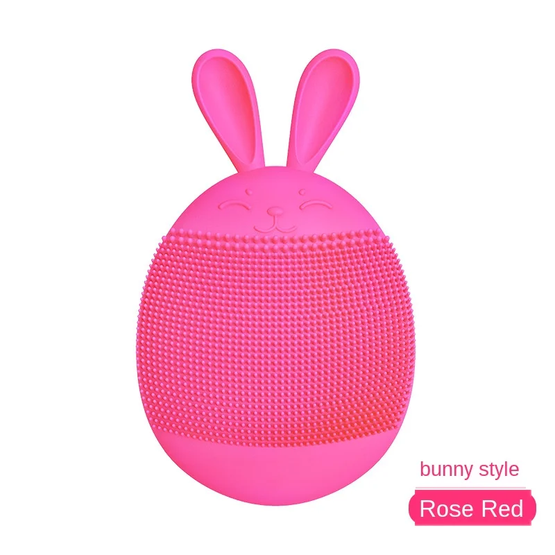 Мини электрическая щетка для очищения лица Pore Cleanser Silicone Facial Massager Waterproof Rechargeable Sonic Skin Scrubber.