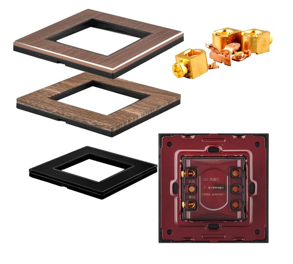 Лестничный светильник настенный светодиодный 3W + лампы ступенчатая лампа