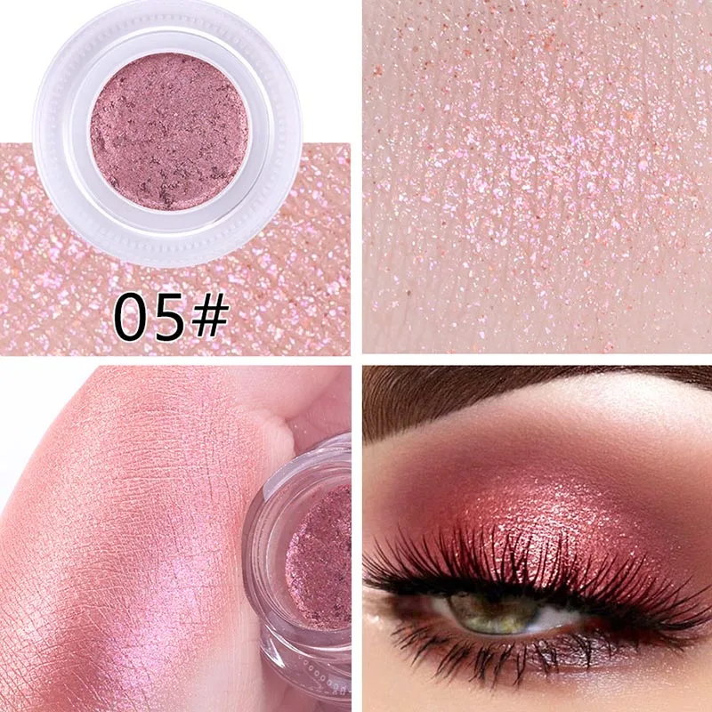 Тени для век блестящие долговечные мерцающие Сияющие высокоглянцевые тени KG66 |