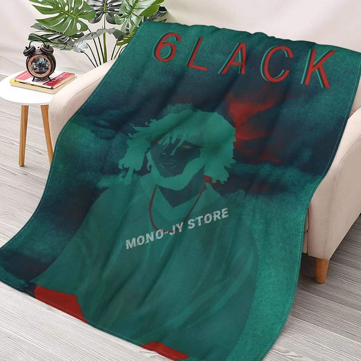 

6lack иллюстрация, плед, одеяло шерпа, постельное белье, мягкое одеяло s