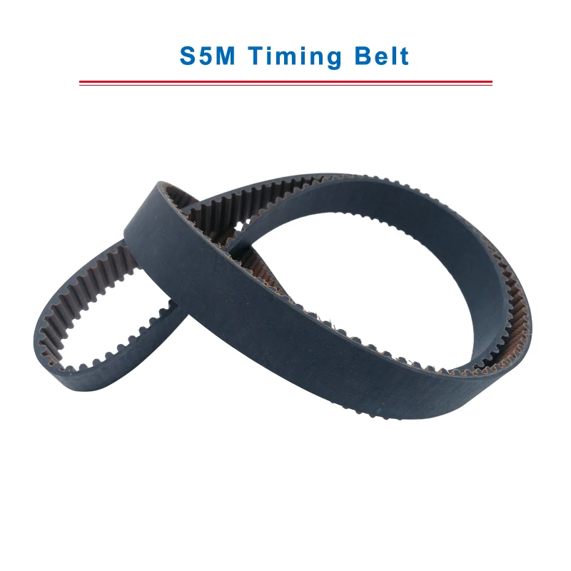 

S5M Timing Belt with circular teeth 5M-1250/1270/1275/1295/1350/1380/1400/1420 belt width 15/20/25mm teeth pitch 5mm