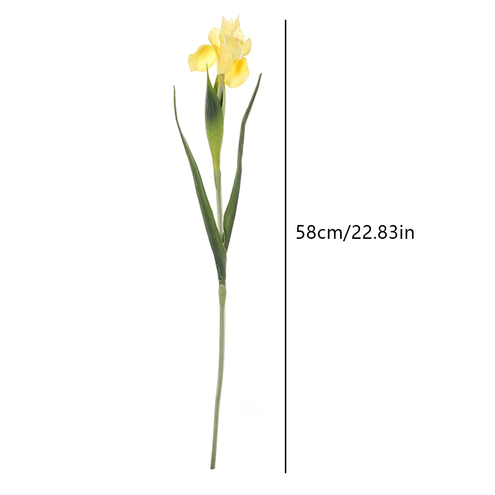 

Artificial Bundle Iris Flower Silk Mini Bouquet For Christmas Home Wedding New Year DIY Gift Box Decoration Fake Plants