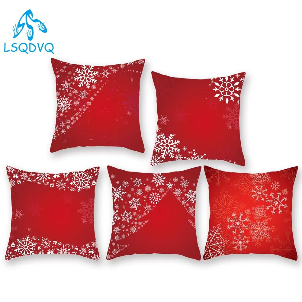 Полиэстер рождественская подушка крышка веселого Рождества декоративные