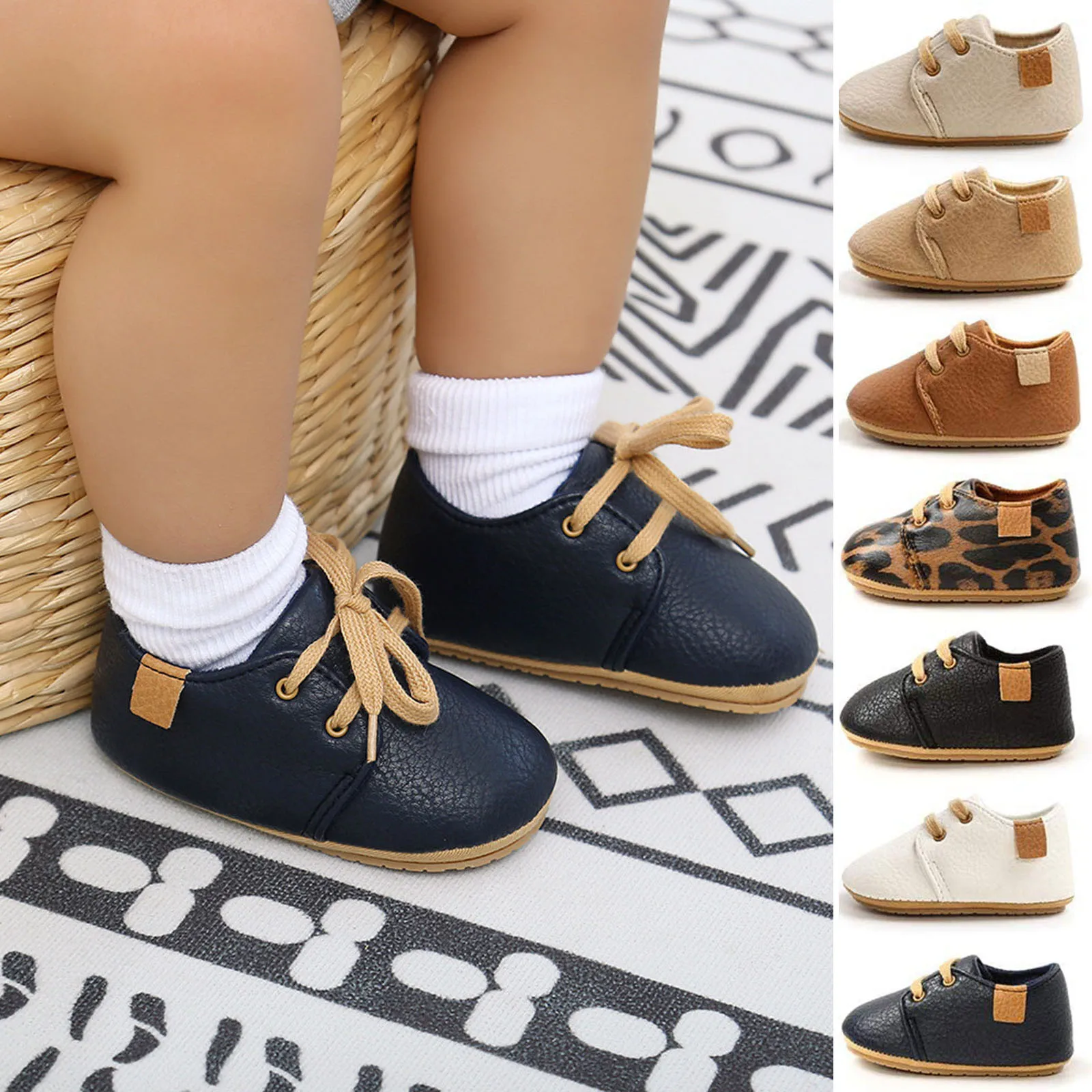 

0-15Months Autumn Winter warm Non-slip Toddler Baby Boys Girls Princess Cute Toddler First Walk Slip On Shoes For Newborns Sale