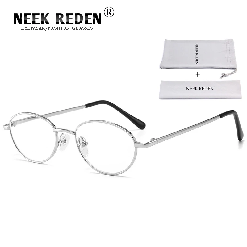 Металлический каркас Для мужчин очки для чтения ретро антибликовыми свойствами
